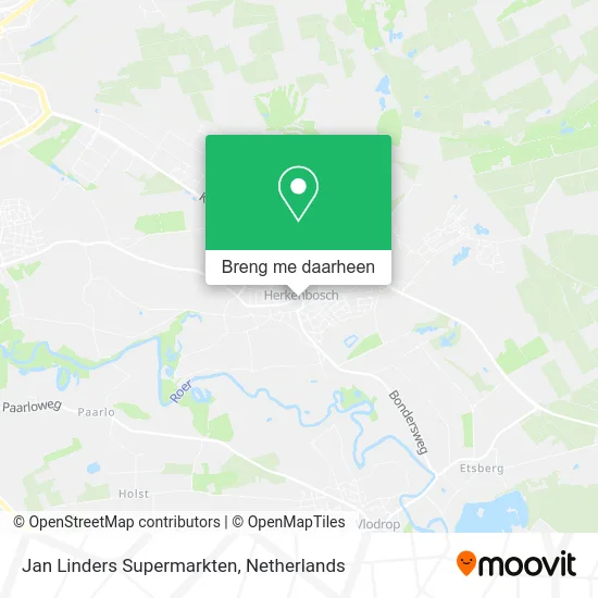 Jan Linders Supermarkten kaart