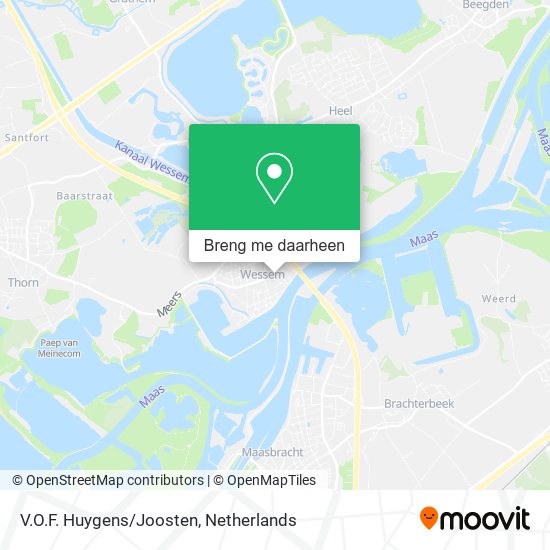 V.O.F. Huygens/Joosten kaart