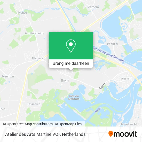 Atelier des Arts Martine VOF kaart