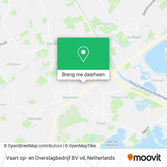 Vaart op- en Overslagbedrijf BV vd kaart