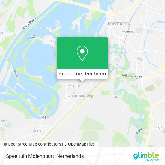 Speeltuin Molenbuurt kaart