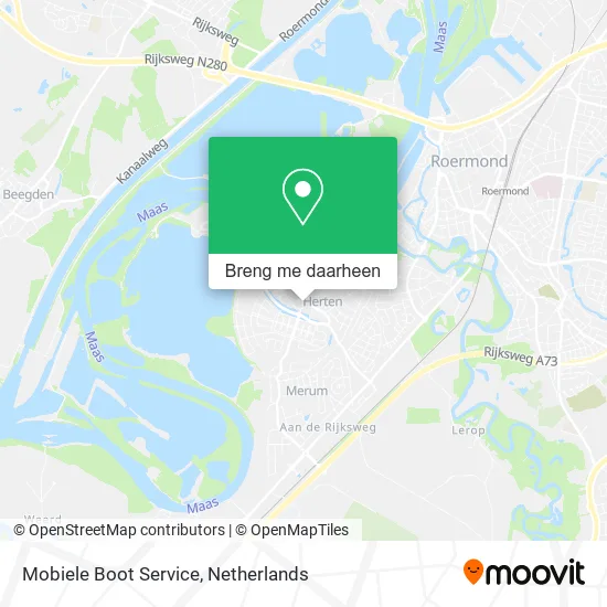 Mobiele Boot Service kaart