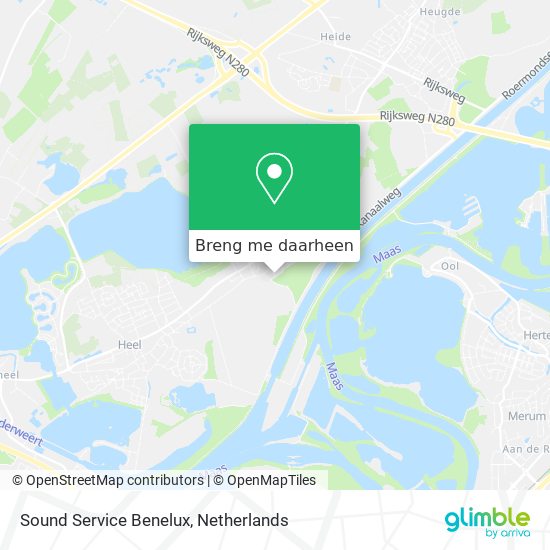 Sound Service Benelux kaart