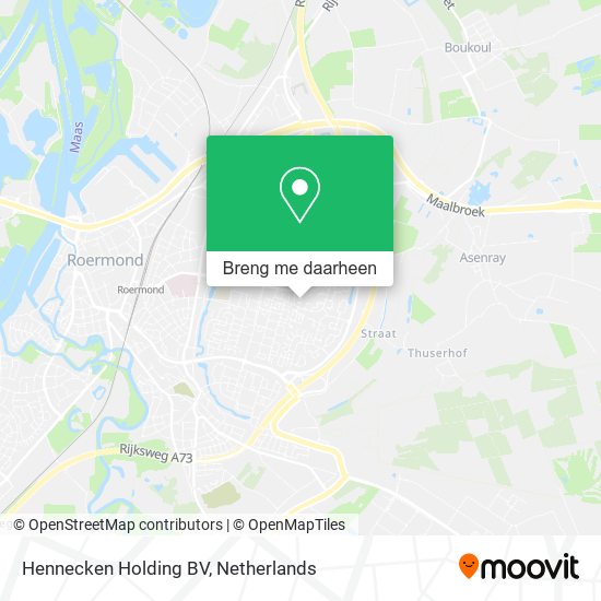 Hennecken Holding BV kaart