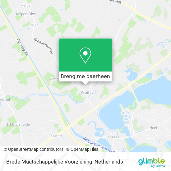 Brede Maatschappelijke Voorziening kaart