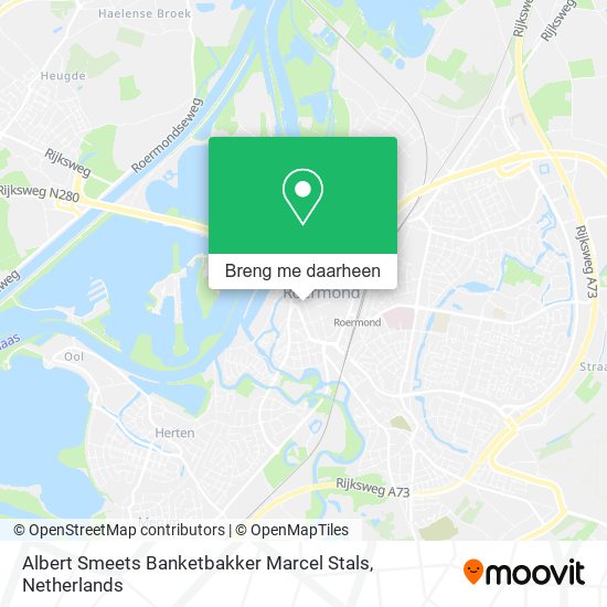 Albert Smeets Banketbakker Marcel Stals kaart