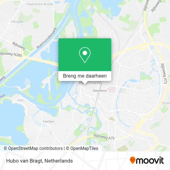 Hubo van Bragt kaart