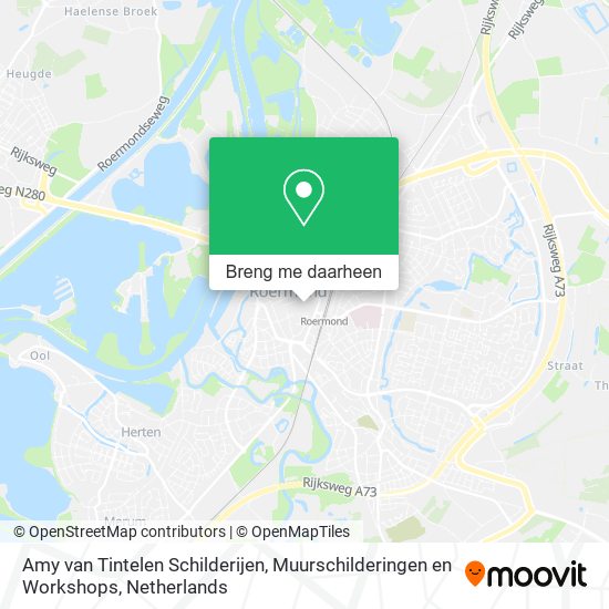 Amy van Tintelen Schilderijen, Muurschilderingen en Workshops kaart