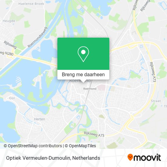 Optiek Vermeulen-Dumoulin kaart