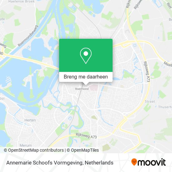 Annemarie Schoofs Vormgeving kaart