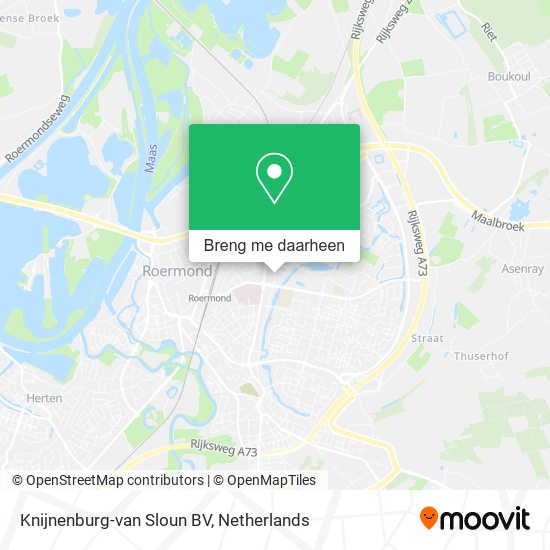 Knijnenburg-van Sloun BV kaart