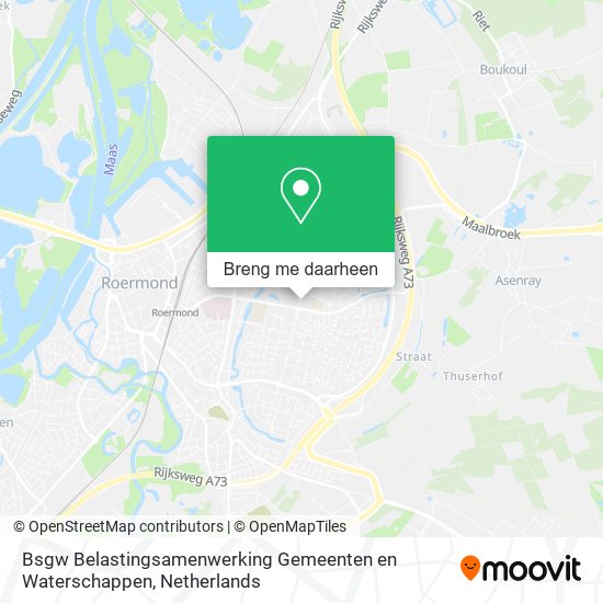 Bsgw Belastingsamenwerking Gemeenten en Waterschappen kaart