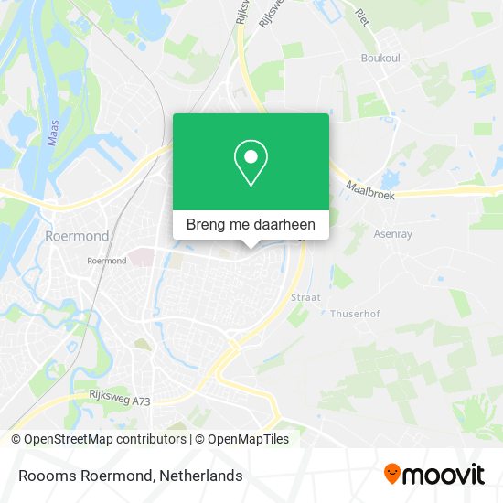 Roooms Roermond kaart