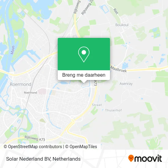Solar Nederland BV kaart