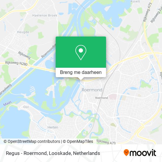 Regus - Roermond, Looskade kaart