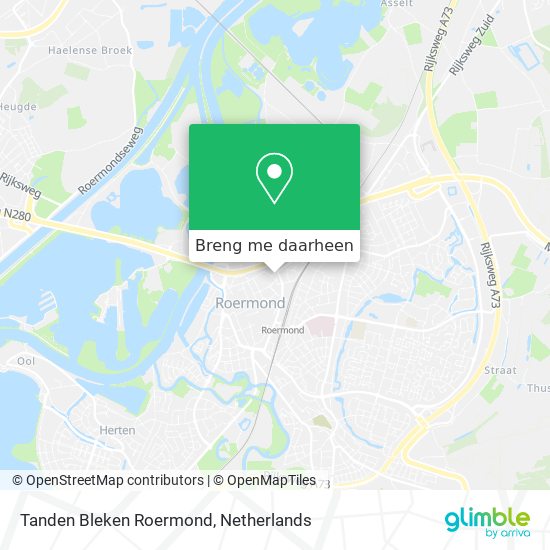 Tanden Bleken Roermond kaart