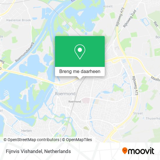 Fijnvis Vishandel kaart