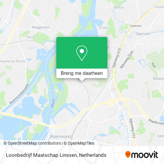 Loonbedrijf Maatschap Linssen kaart