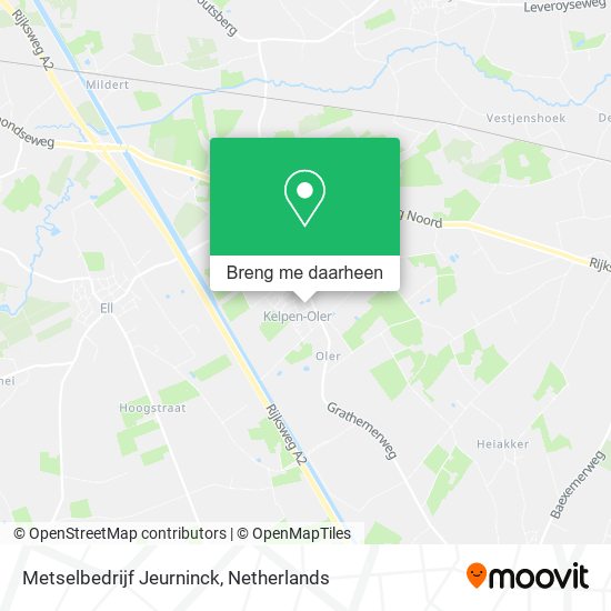 Metselbedrijf Jeurninck kaart