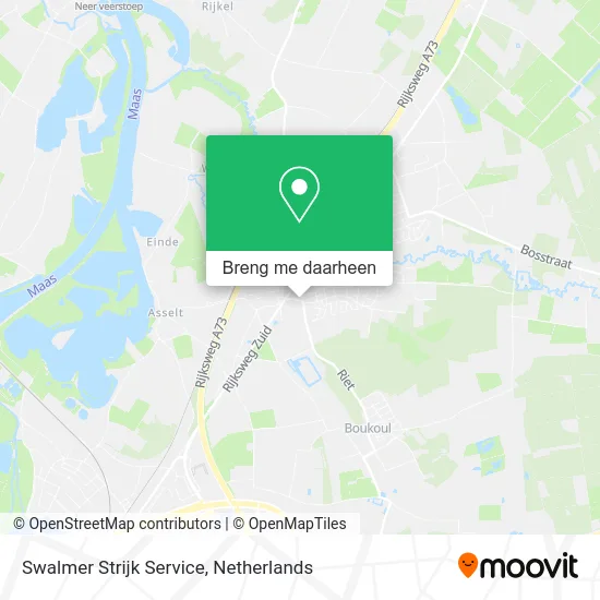 Swalmer Strijk Service kaart