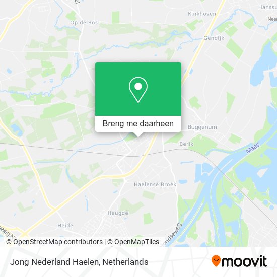 Jong Nederland Haelen kaart