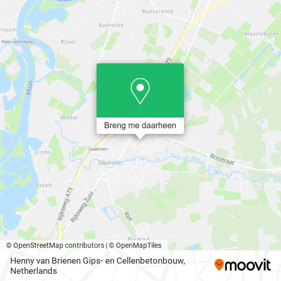 Henny van Brienen Gips- en Cellenbetonbouw kaart