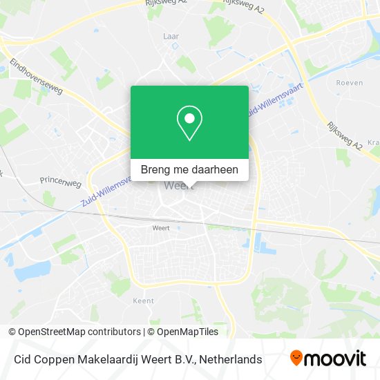 Cid Coppen Makelaardij Weert B.V. kaart