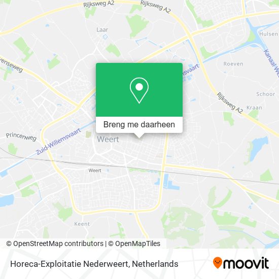 Horeca-Exploitatie Nederweert kaart