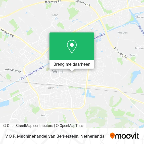 V.O.F. Machinehandel van Berkesteijn kaart