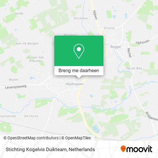 Stichting Kogelvis Duikteam kaart