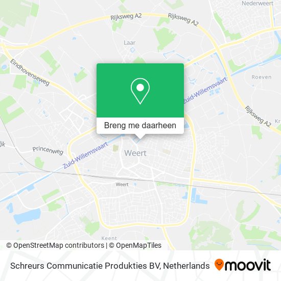 Schreurs Communicatie Produkties BV kaart