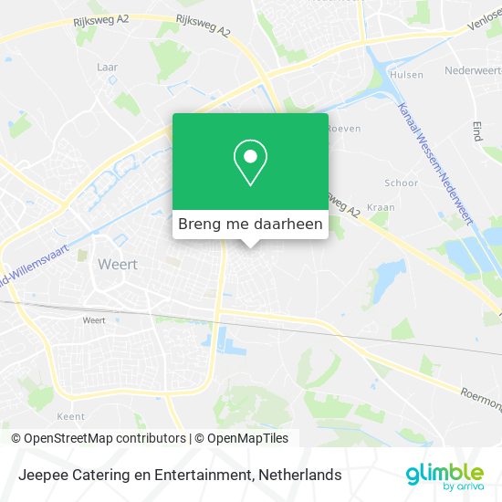 Jeepee Catering en Entertainment kaart