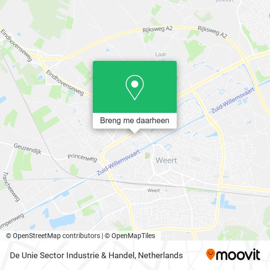 De Unie Sector Industrie & Handel kaart