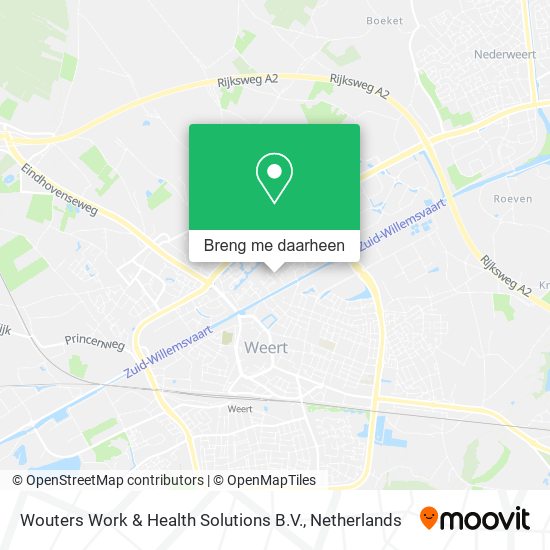 Wouters Work & Health Solutions B.V. kaart