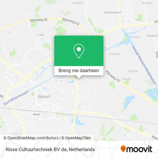 Risse Cultuurtechniek BV de kaart