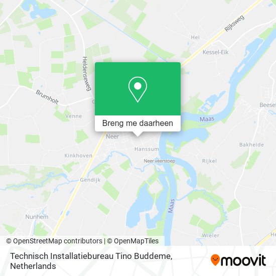 Technisch Installatiebureau Tino Buddeme kaart