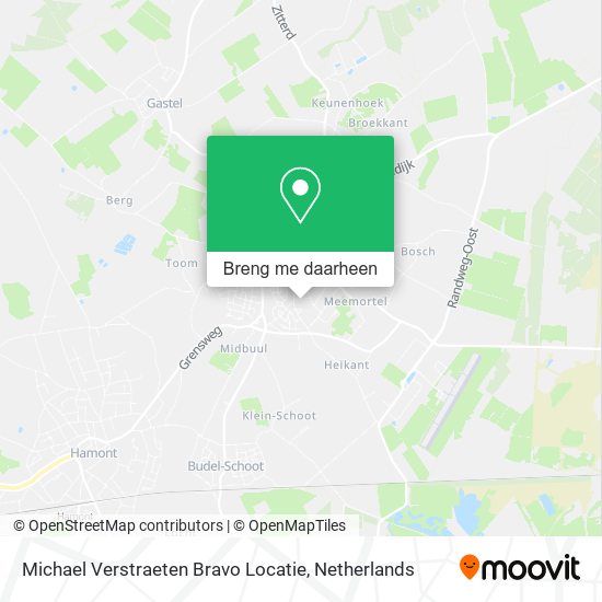 Michael Verstraeten Bravo Locatie kaart