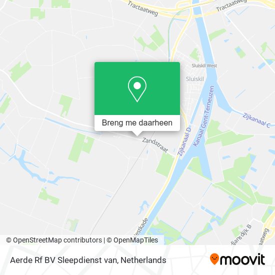 Aerde Rf BV Sleepdienst van kaart