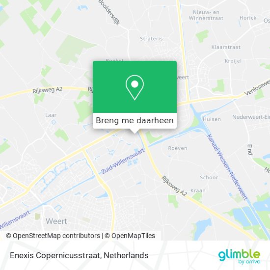 Enexis Copernicusstraat kaart