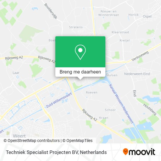 Techniek Specialist Projecten BV kaart