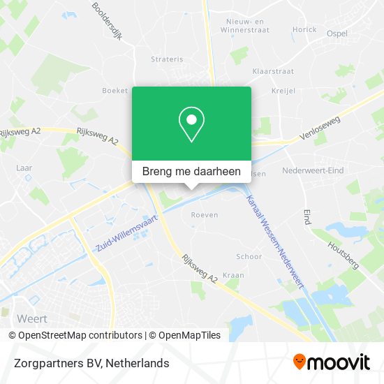 Zorgpartners BV kaart