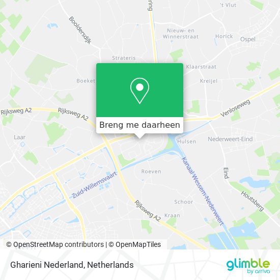 Gharieni Nederland kaart