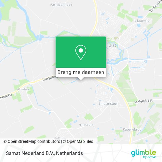 Samat Nederland B.V. kaart