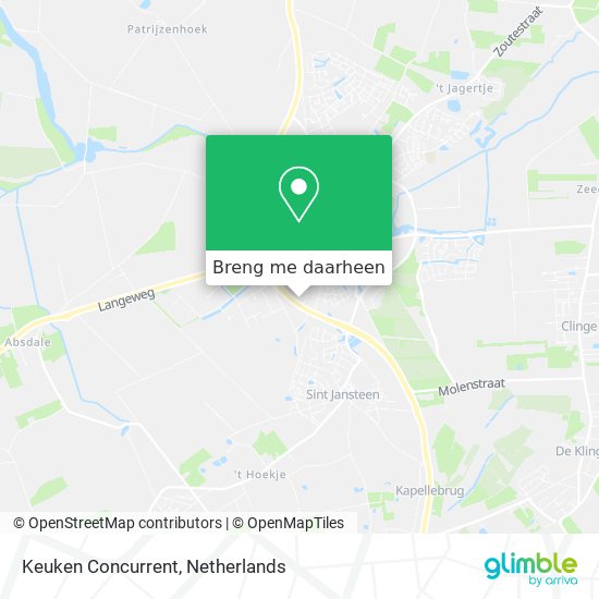 Keuken Concurrent kaart