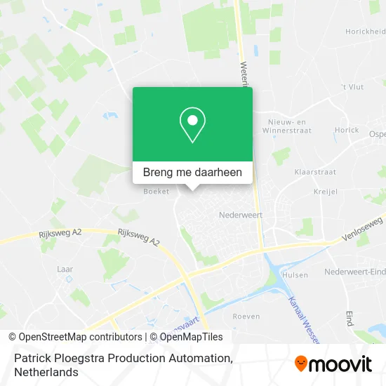 Patrick Ploegstra Production Automation kaart