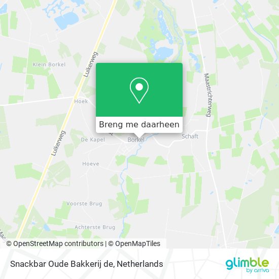 Snackbar Oude Bakkerij de kaart