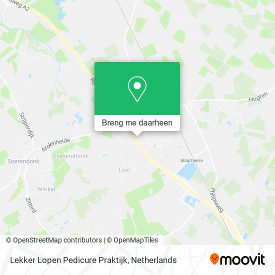 Lekker Lopen Pedicure Praktijk kaart