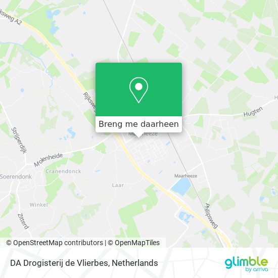 DA Drogisterij de Vlierbes kaart