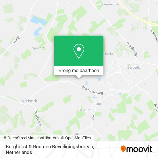 Berghorst & Roumen Beveiligingsbureau kaart