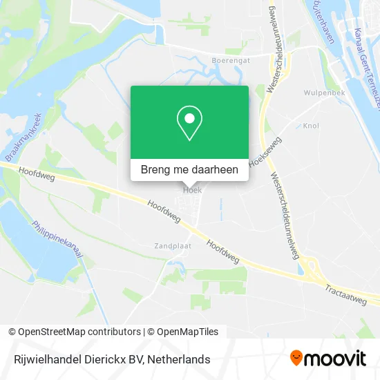 Rijwielhandel Dierickx BV kaart